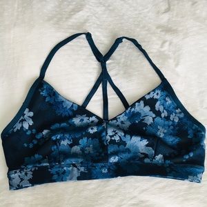 FLORAL PRINT SPORTS BRA